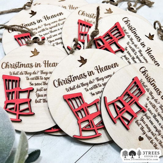 Christmas in Heaven Ornament