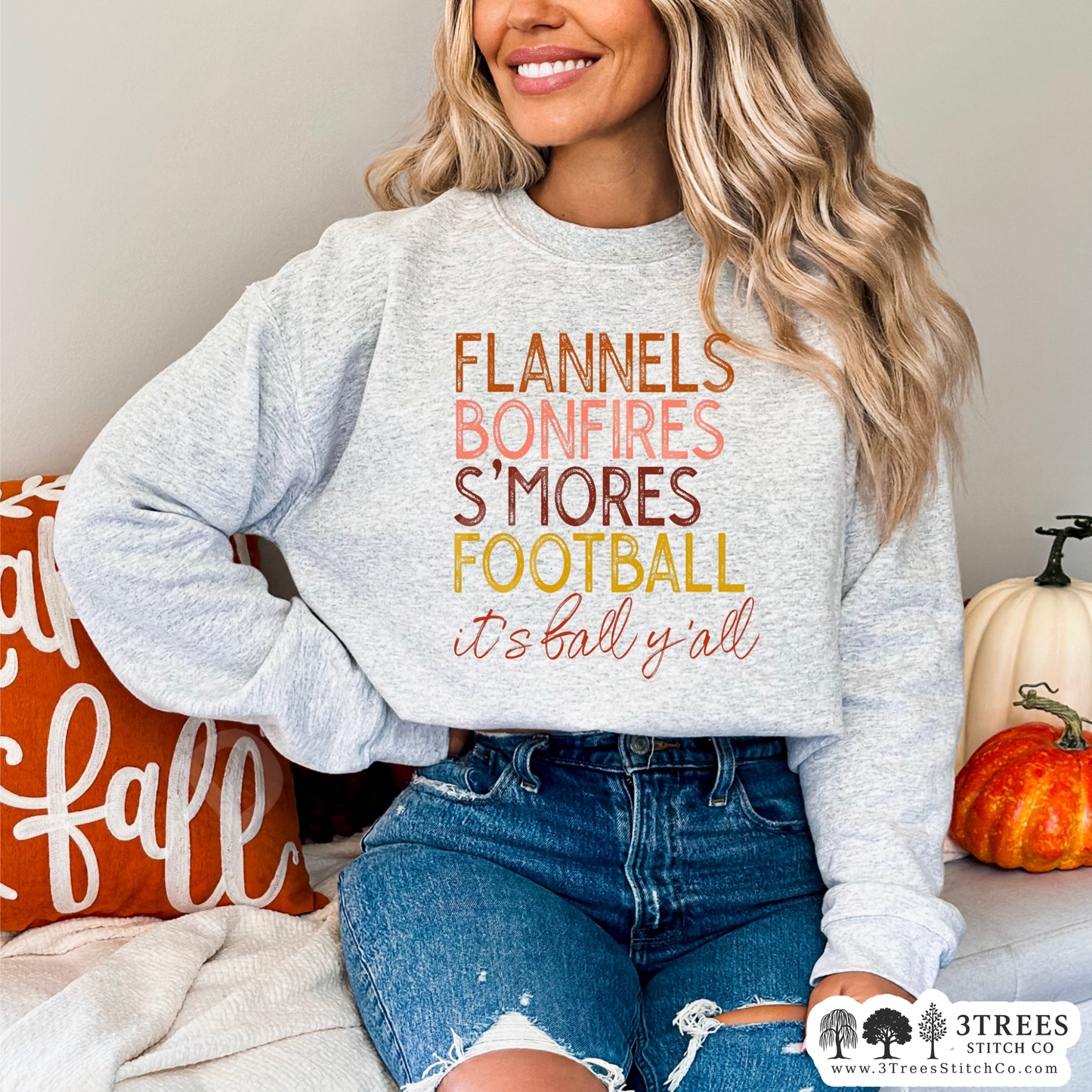 Flannels Bonfires Smores Football