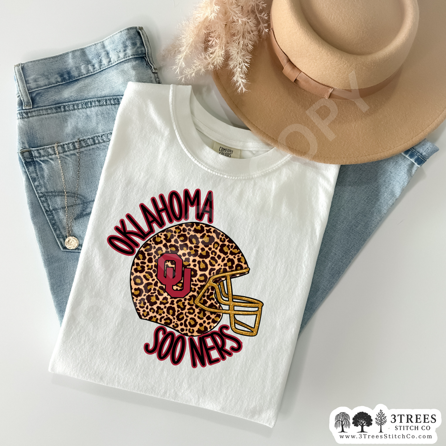 Oklahoma Sooners Cheetah Helmet