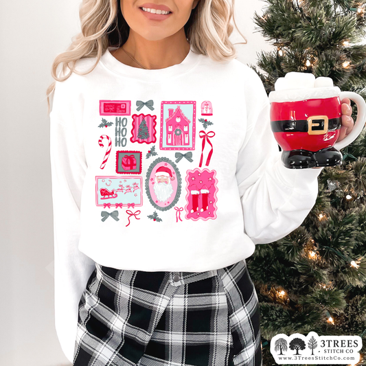 Preppy Christmas Frame (Adult)