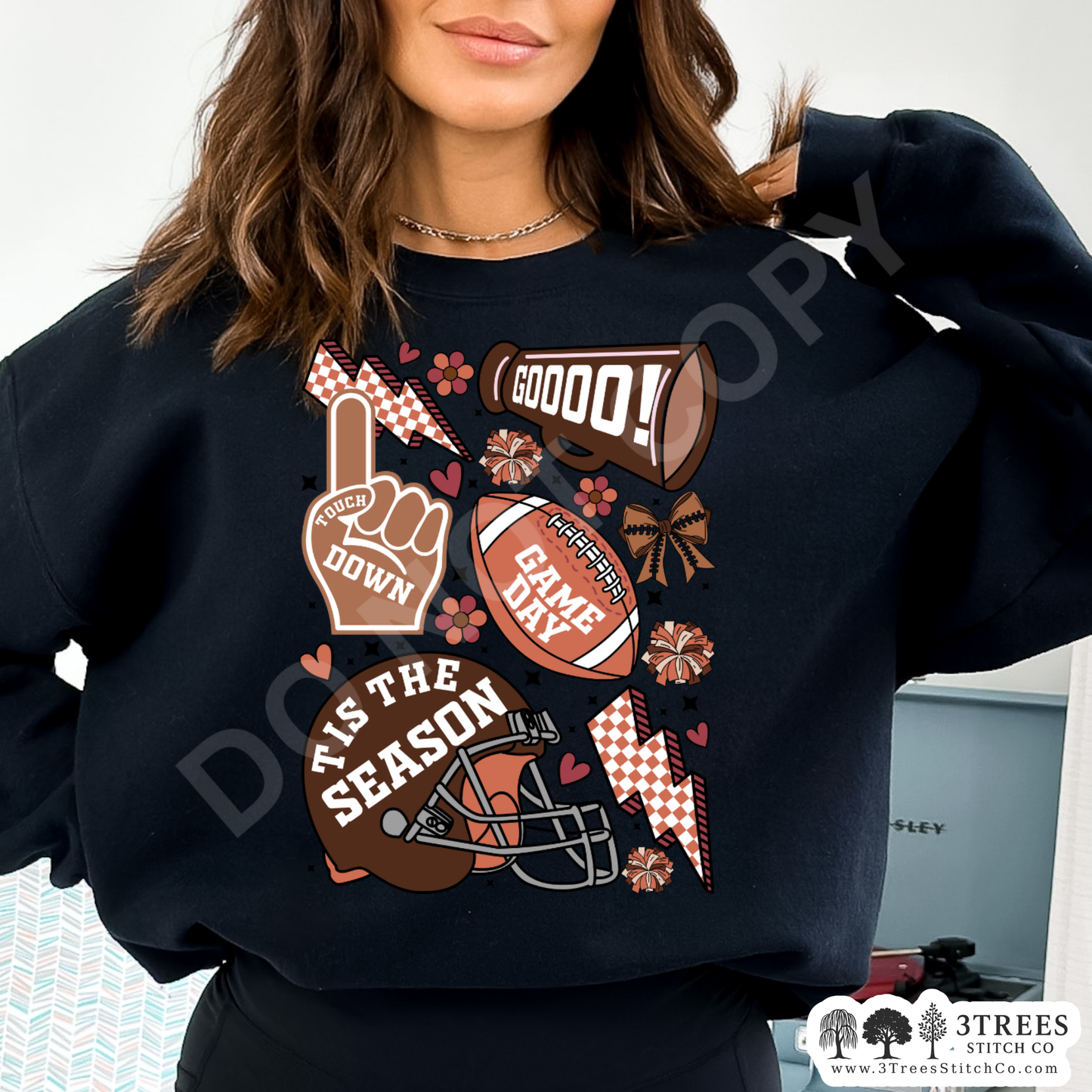 Retro Game Day Collage