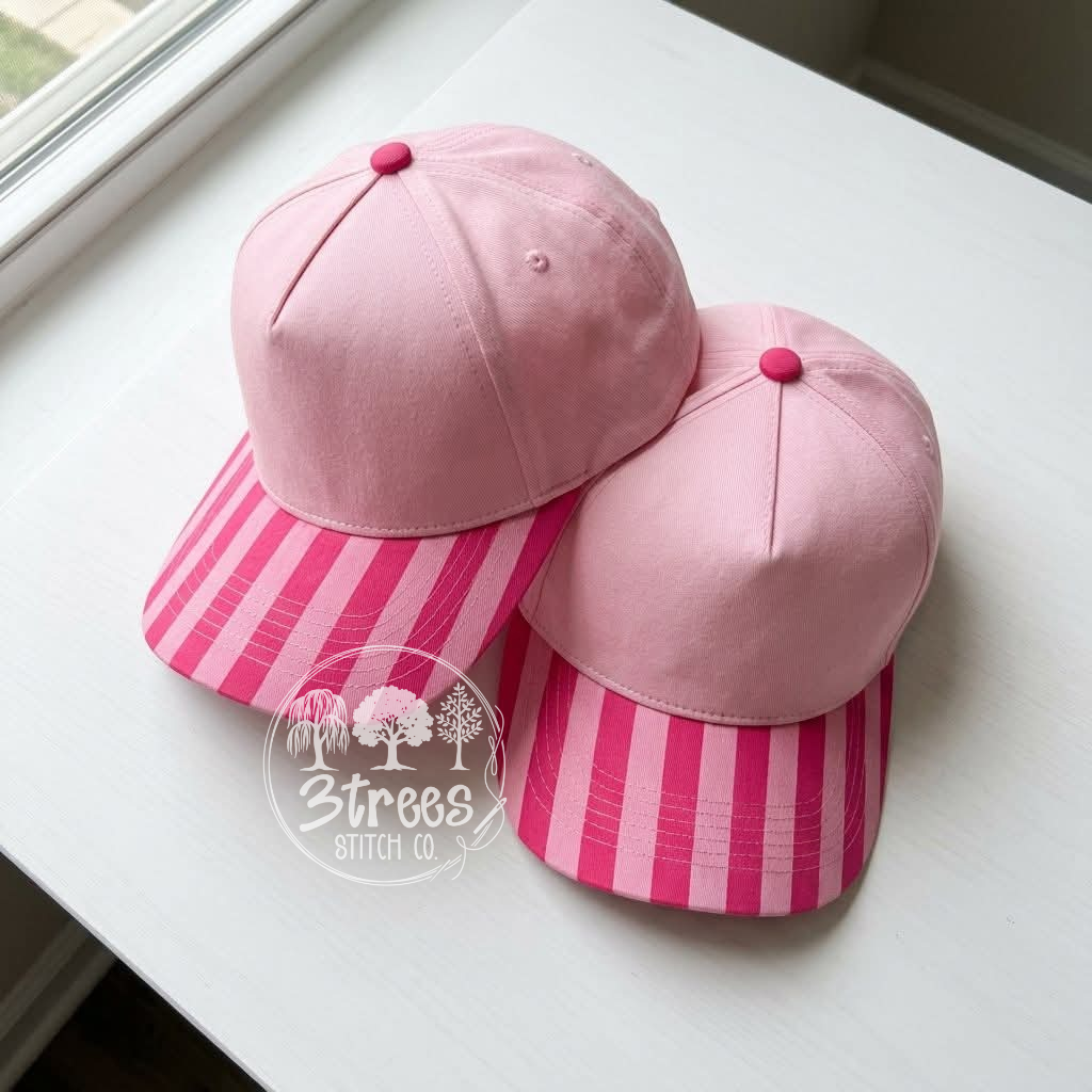 Pink Stripe Hat