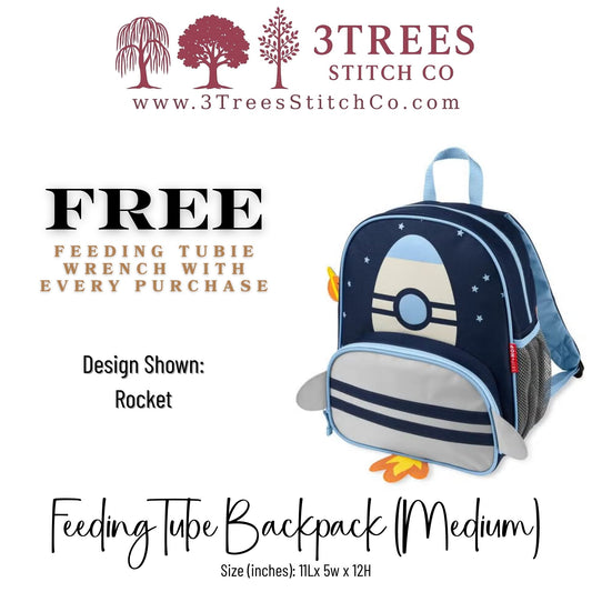 Rocket-Kid Friendly (Medium) - Feeding Tube Backpack