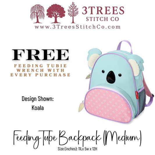 Koala-Kid Friendly (Medium) - Feeding Tube Backpack