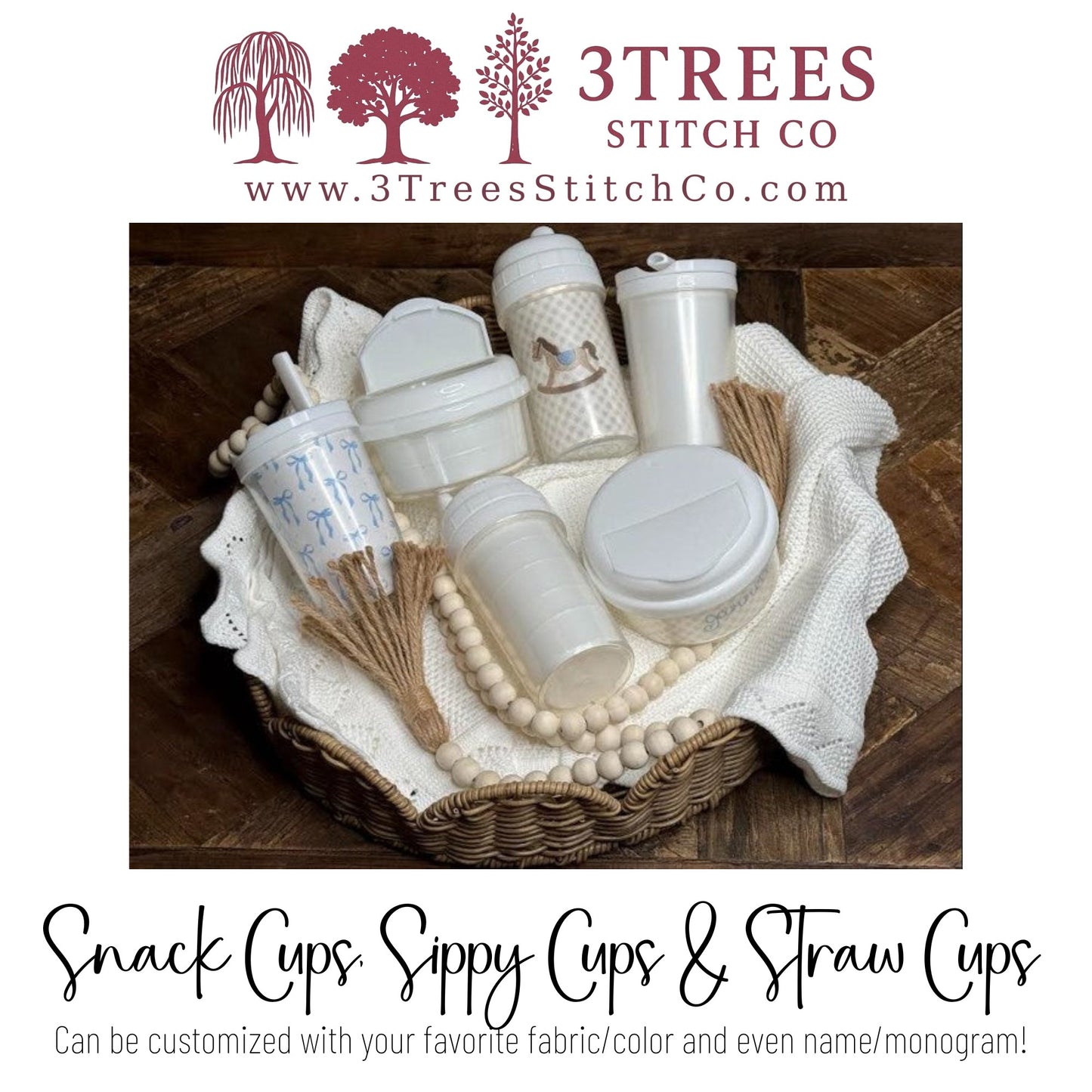 Personalized Straw, Sippy & Snack Cups