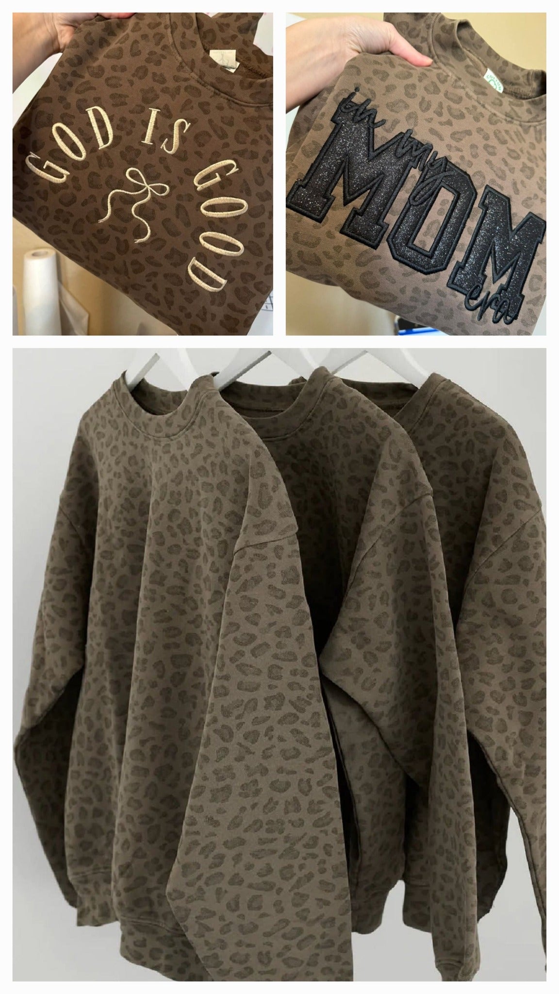 Cotton Collective Leopard Crewneck