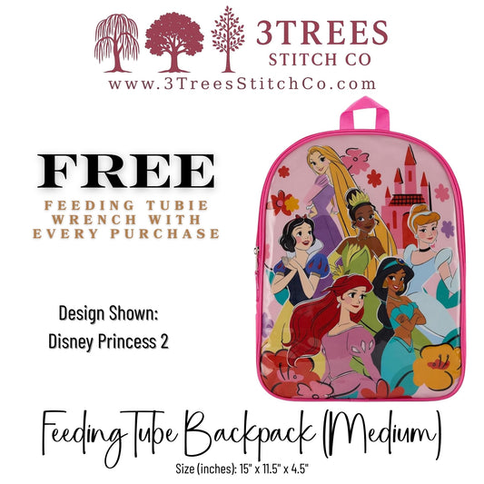 Disney Princess 2-Kid Friendly (Medium) - Feeding Tube Backpack