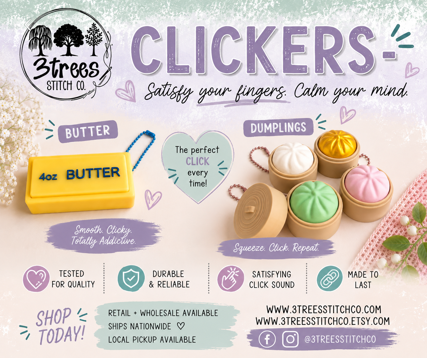 DUMPLING CLICKERS | 3D