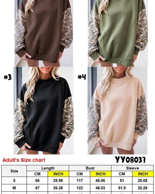 CAMO SLEEVE SWEATSHIRT | PREORDER