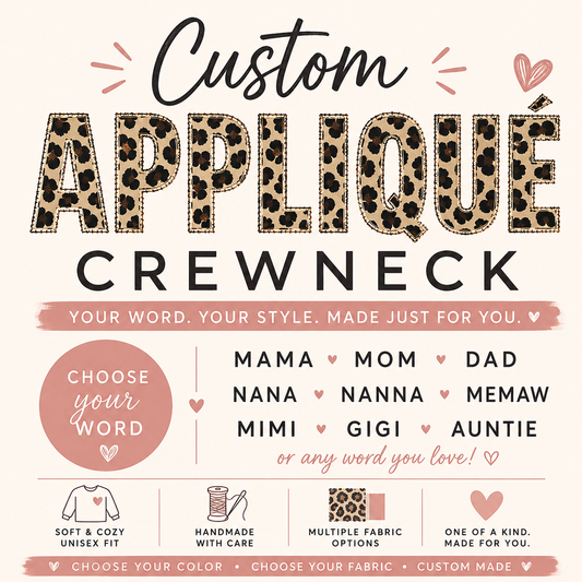 Custom Applique Crewneck