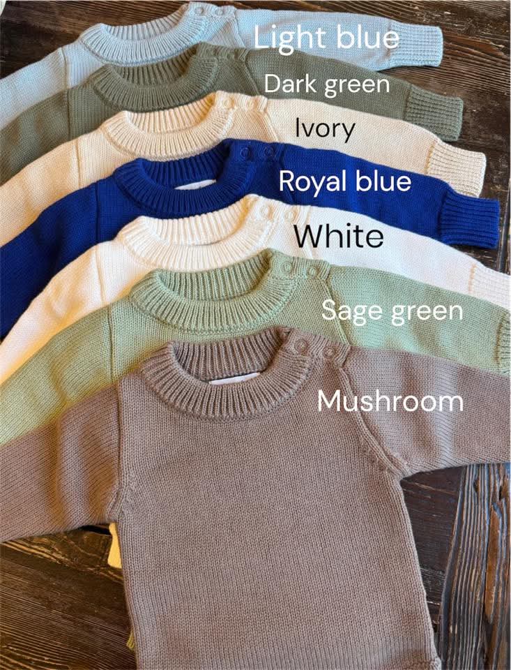 Long Sleeve Knit Non-Ruffle Romper (TTS)