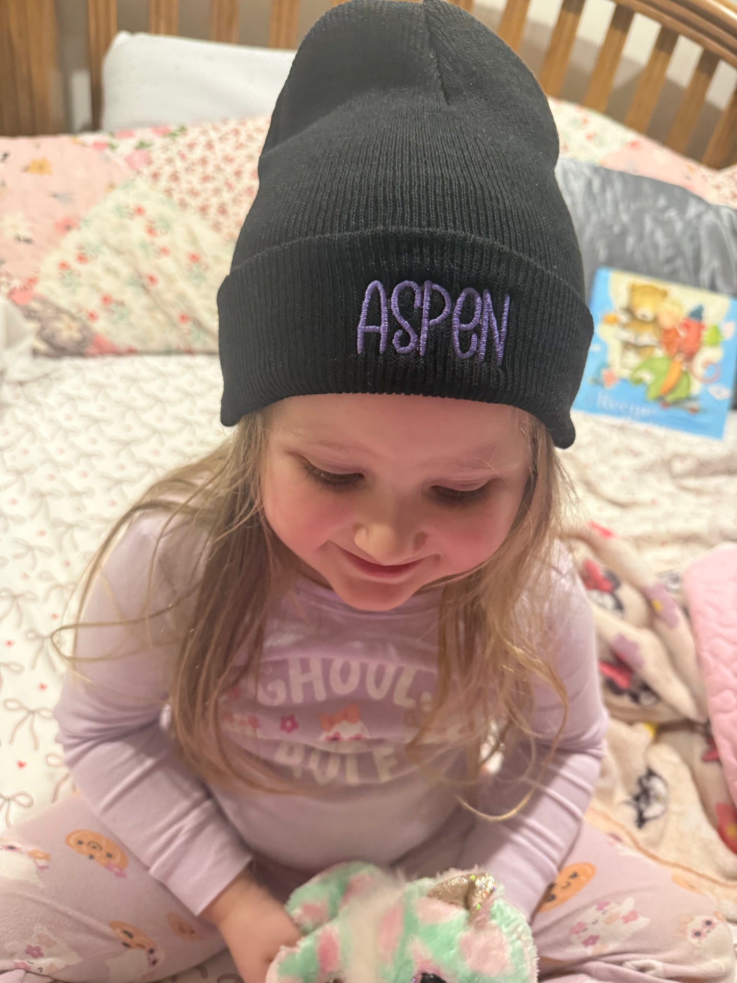 Personalized Embroidered Beanie – Custom Name