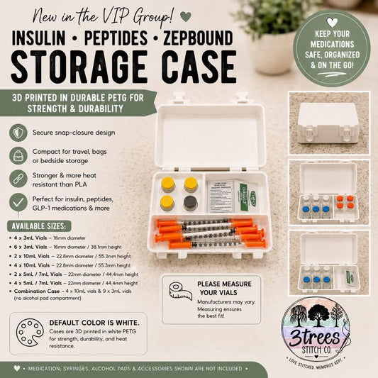 STORAGE CASE | INSULIN - PEPTIDES - ZEPBOUND