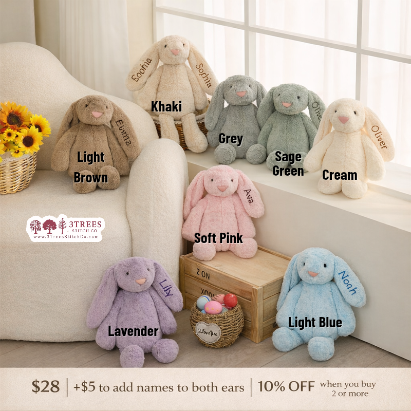 Personalized 16" Easter Bunny (weighted)