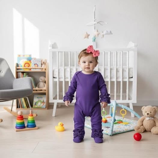 Little Ruffle Purple Outfits