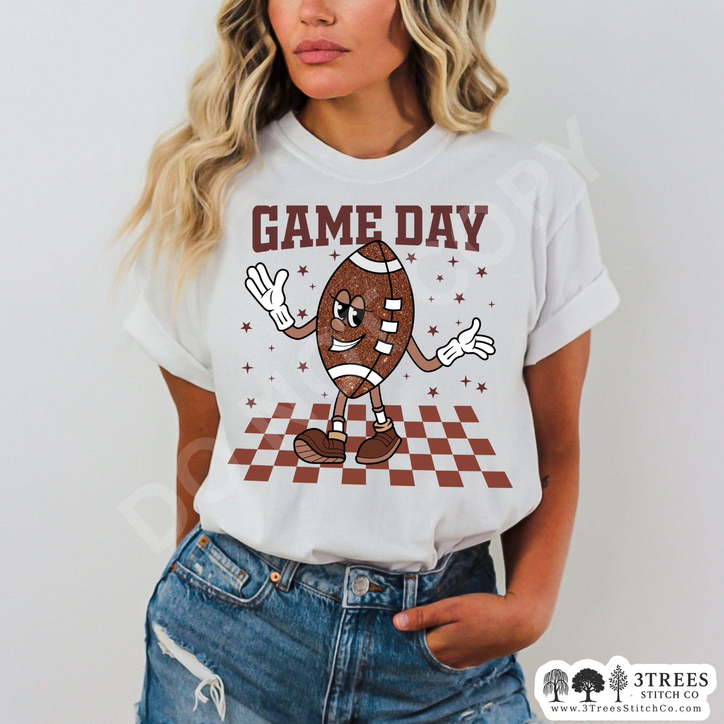 Retro Game Day Football