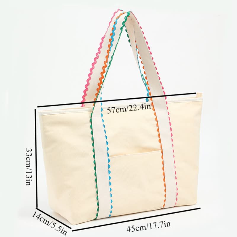 Canvas Bags (Ric Rac Trim)