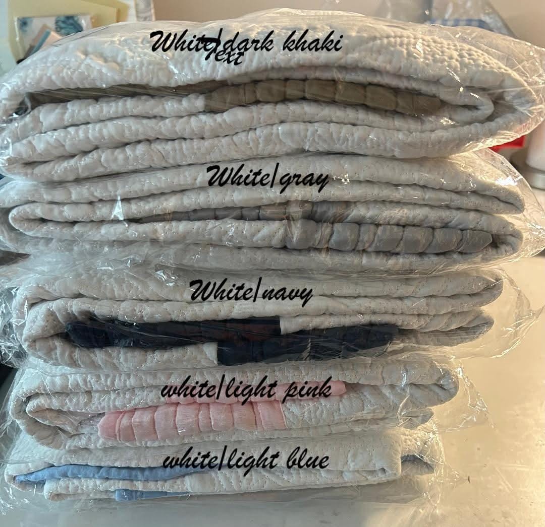 Embroidered Baby Quilt – Custom Heirloom Blanket, Personalized Keepsake Gift for Newborn or Baby Shower