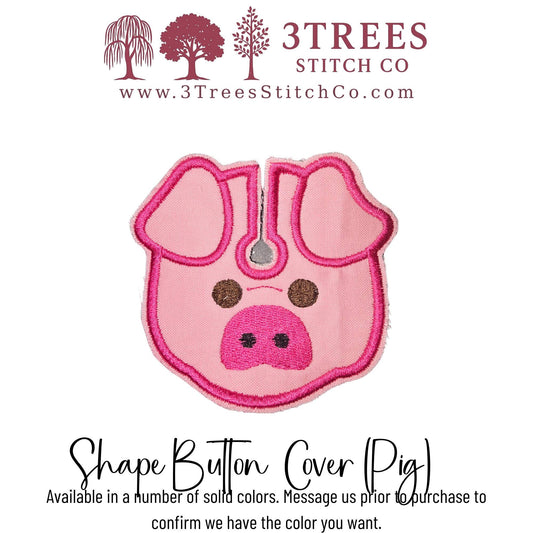Pig Shape - Gtube GJtube Peg Tube Feeding Tube - Button Covers