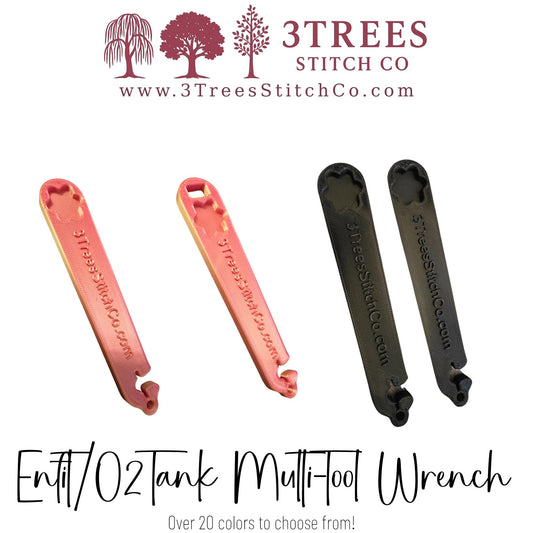 Enfit & Oxygen Wrench Keychain – Multi-Tool for Tube Feeding and Oxygen Tanks