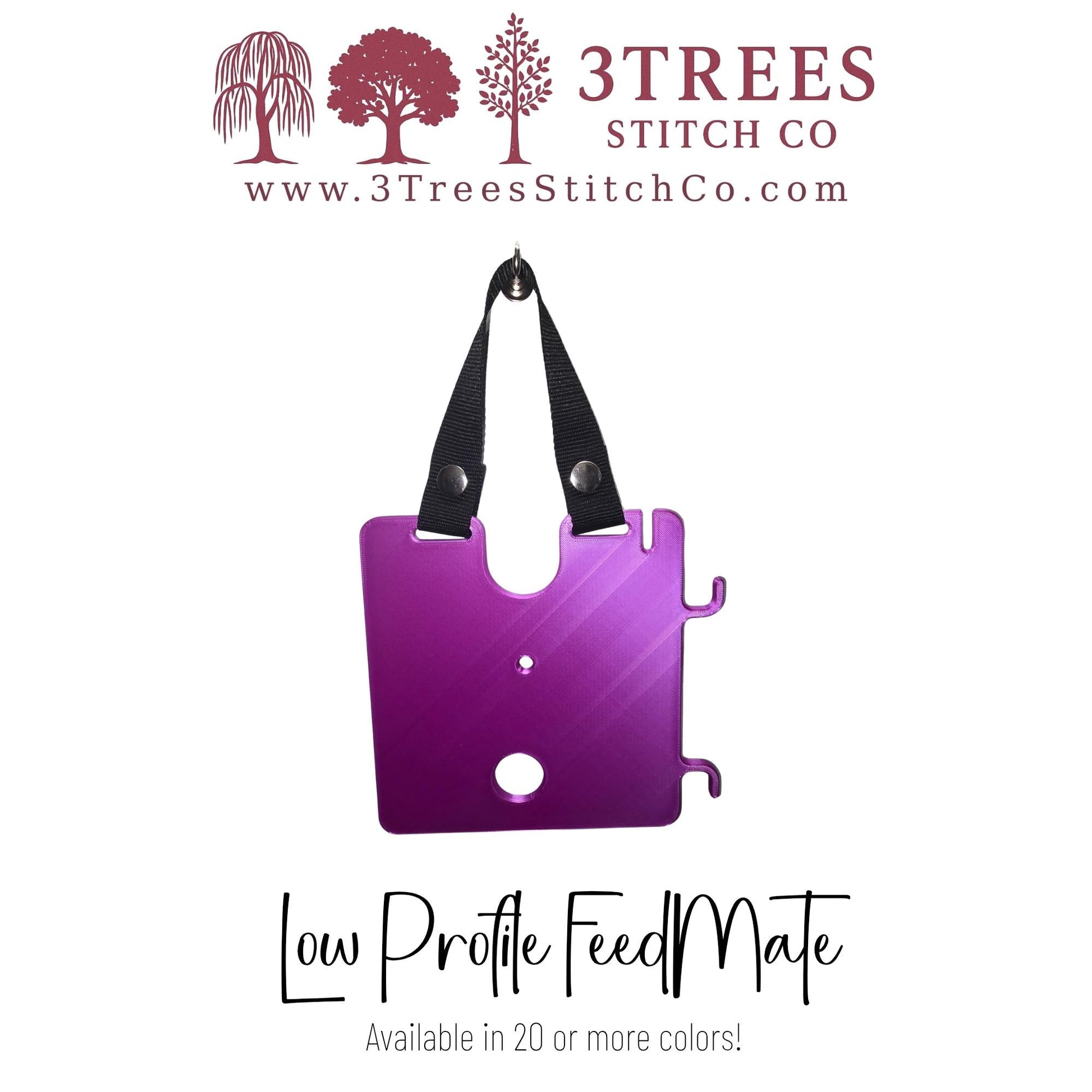 Low Profile FeedMate for 500mL Infinity Feeding Bags | Portable Feeding Pump Holder with Snap Strap, Tubing Hooks & Free Wrench