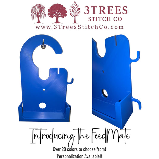 FeedMate Infinity Pump Hanger – Self-Standing or Hanging | Holds 500mL Bag | Over 20 Colors | Optional Name Personalization - FREE WRENCH!