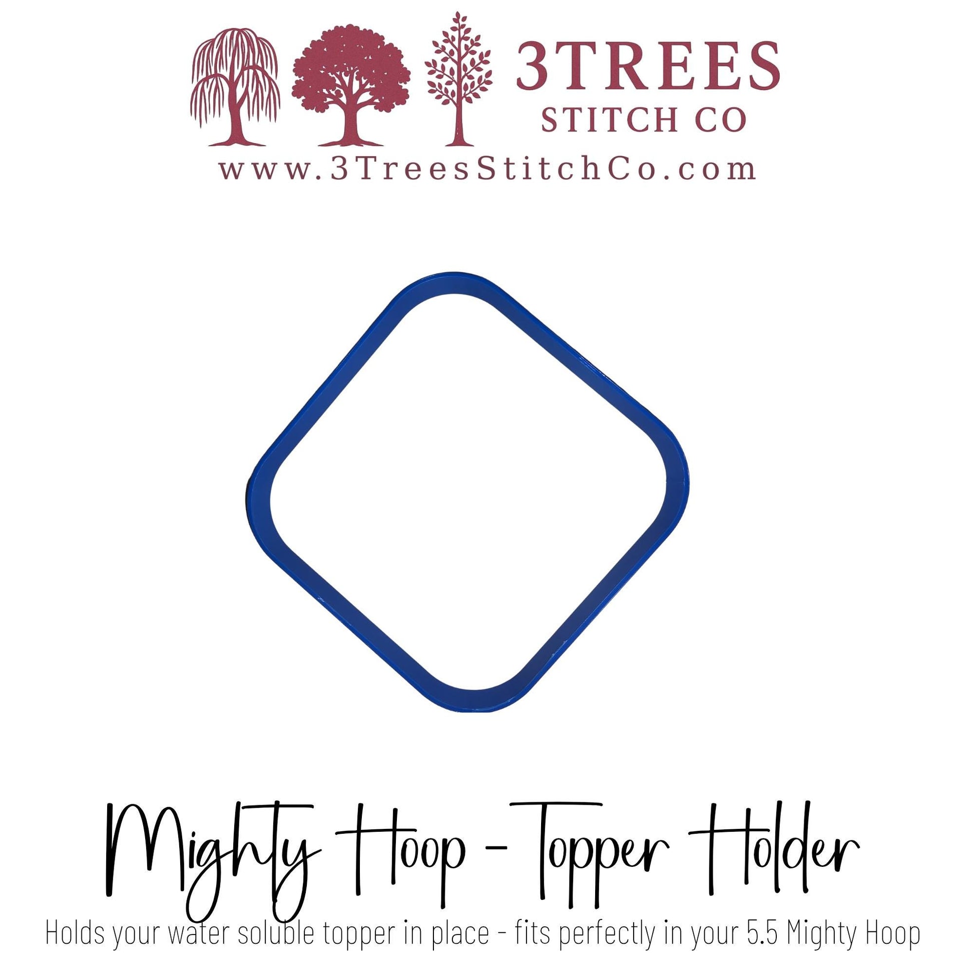 Topper Holder for Mighty Hoop 5.5 Frame – Keeps Water Soluble Topper Secure for Embroidery