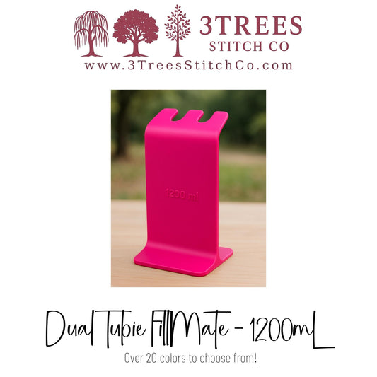 Dual Tubie FillMate Holder | Dual Feeding Bag Stand for 1200mL or 500mL Bags | TPN & Tube Feeding Bag Holder