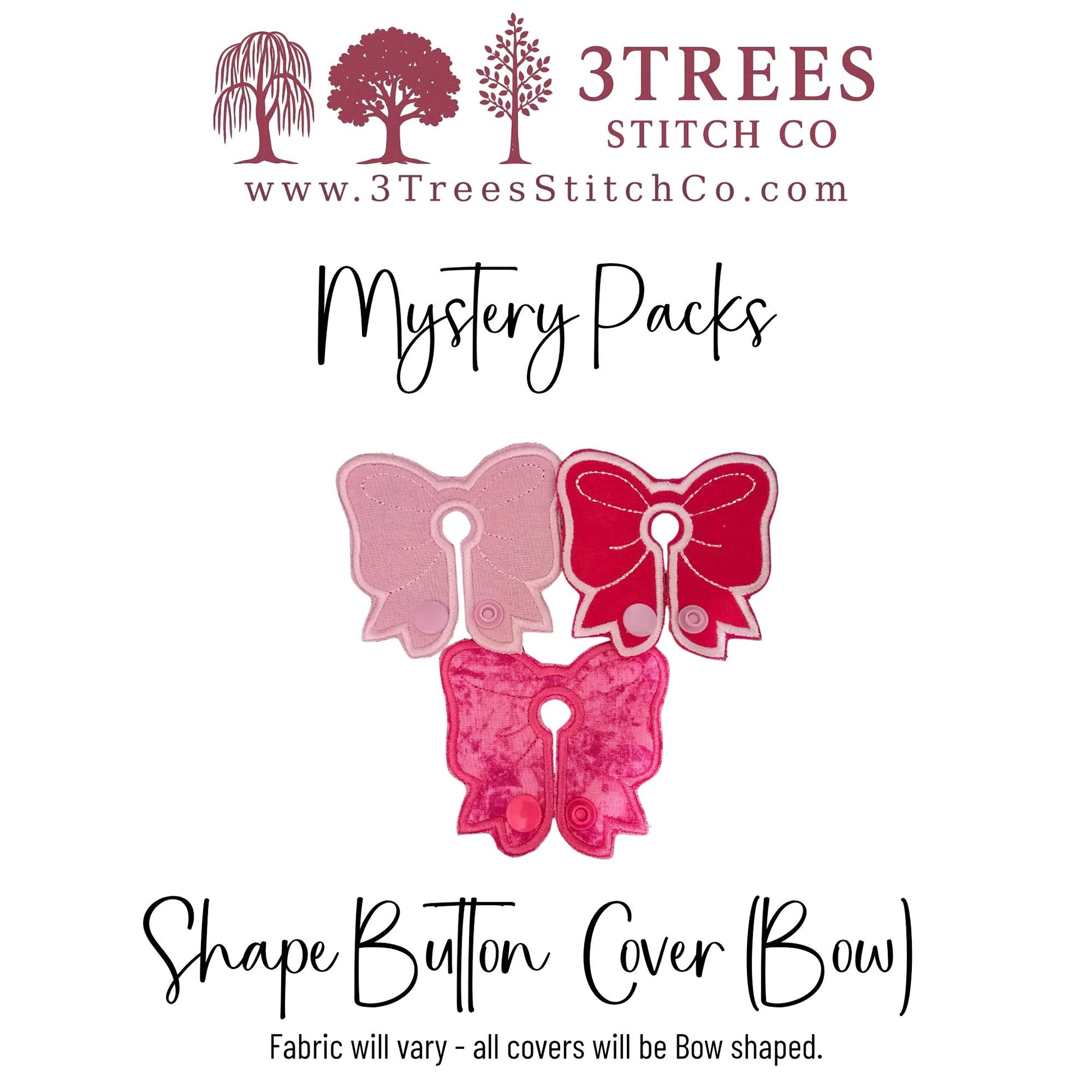 Bow Shape Mystery Pack - Gtube GJtube Peg Tube Feeding Tube - Button Covers