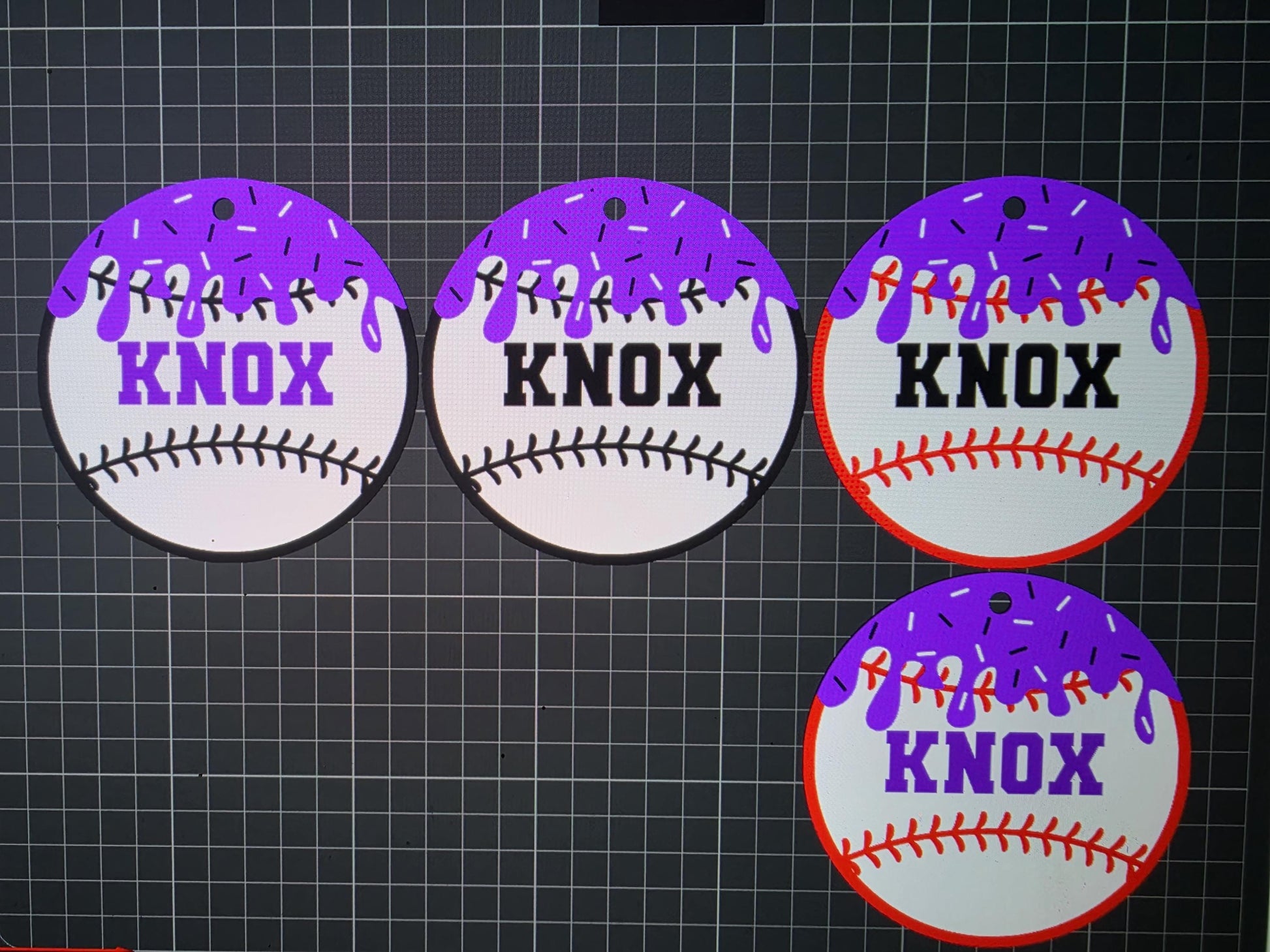 Drip Baseball Bag Tag | Custom Name Sports Tag | Softball Bag Tag | Personalized Team Gear | Baseball Backpack Tag | Drip Style Tag