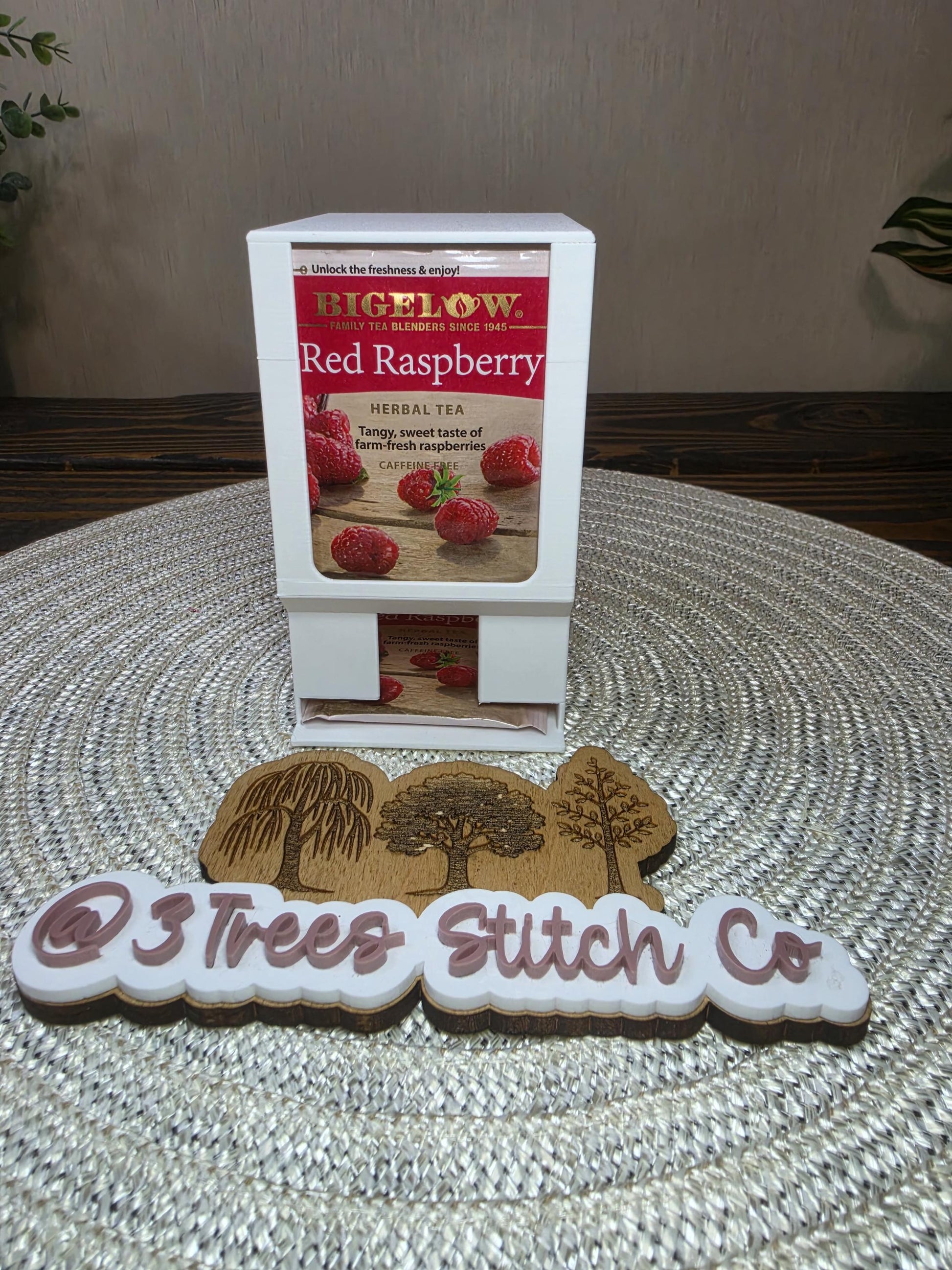 3D Printed Tea Packet Organizer | Fits Bigelow Tea Packets | Tea Bag Holder | Tea Storage Organizer | Coffee Bar & Kitchen Organizer