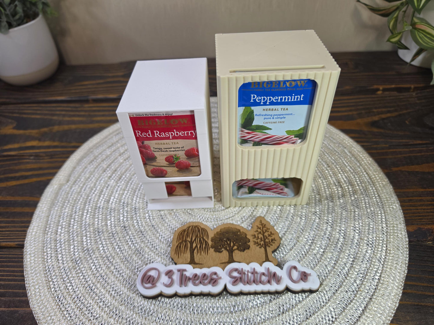 3D Printed Tea Packet Organizer | Fits Bigelow Tea Packets | Tea Bag Holder | Tea Storage Organizer | Coffee Bar & Kitchen Organizer
