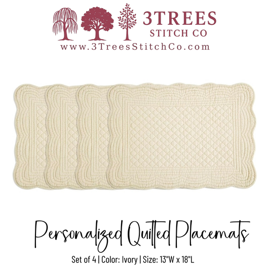 Quilted Placemats Personalized