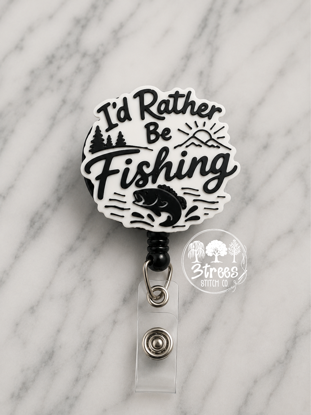 Interchangeable 3D Printed Badge Reel | Custom Colors | Personalized Badge Reel