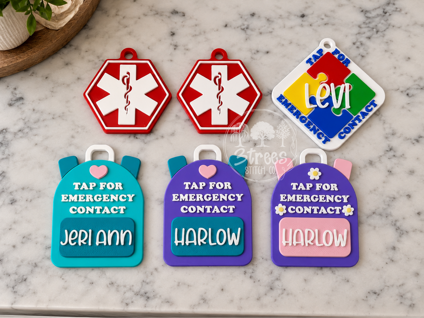 NFC Tags (3D Printed)