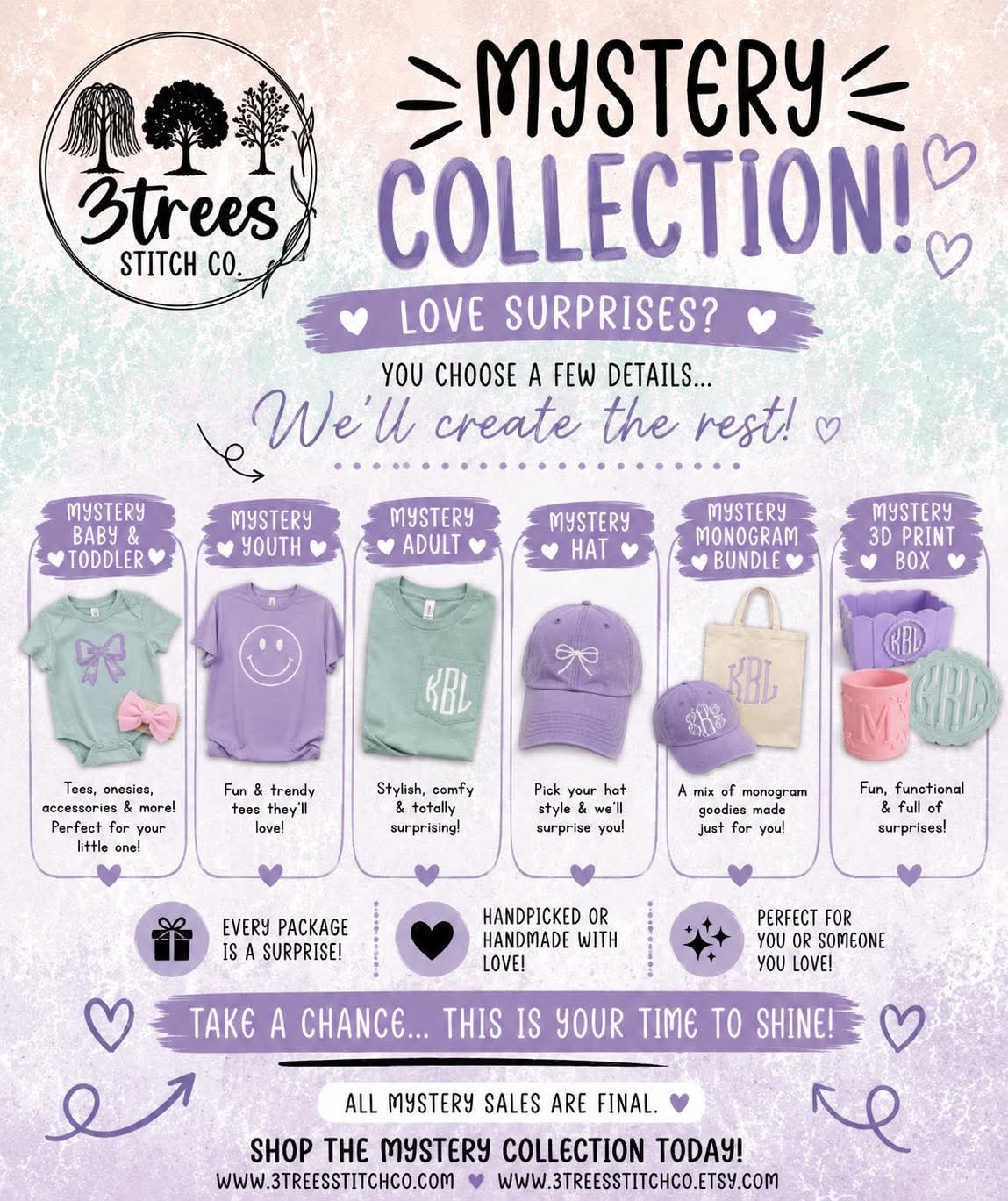 Mystery Tester Tuesday | Custom Mystery Shirt, Hat, Baby, Youth or Adult Item | You Pick the Theme