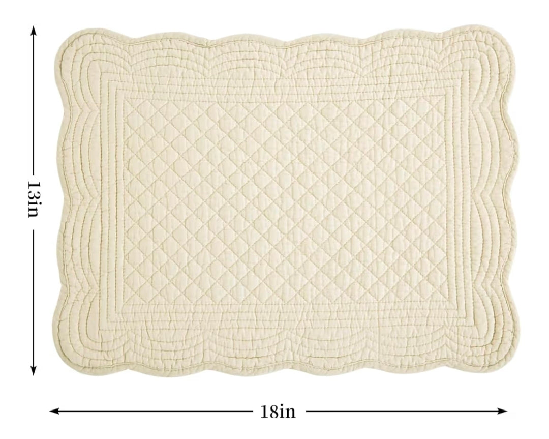 Quilted Placemats Personalized