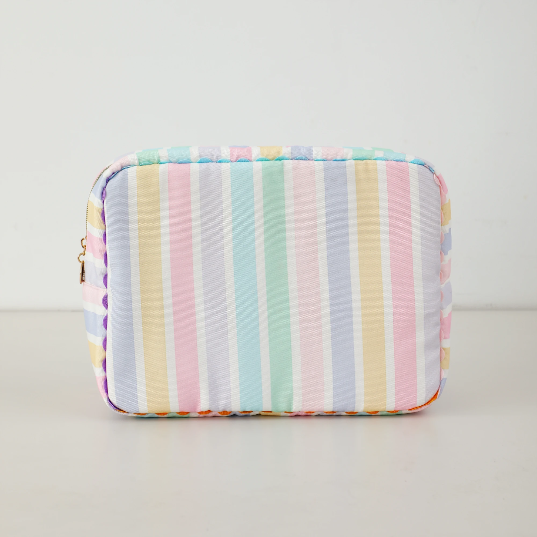 PRE-ORDER Canvas Tote Bag/Cosmetic Bag (Ric Rac Trim)