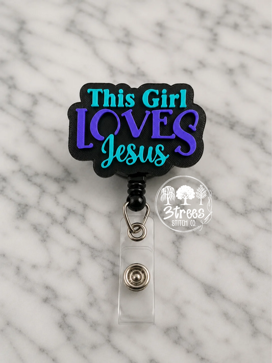 Interchangeable 3D Printed Badge Reel | Custom Colors | Personalized Badge Reel
