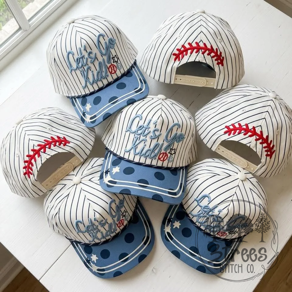 "Let's Go Kid!" Baseball Hat