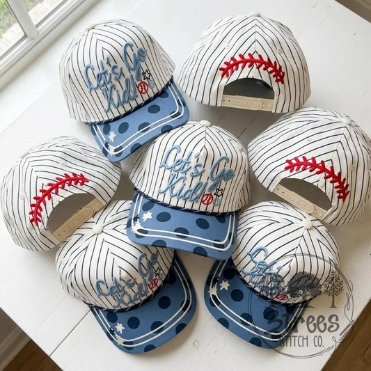 "Let's Go Kid!" Baseball Hat