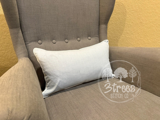 Personalized Embroidered Piped Pillow Cover | Custom Name, Monogram or Initial Throw Pillow | Nursery, Kids Room & Home Decor