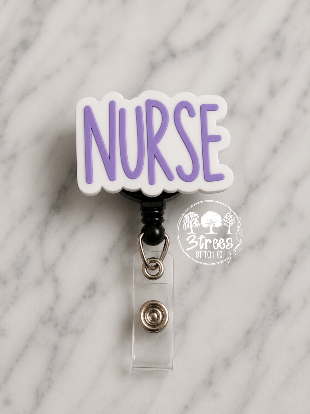 Interchangeable 3D Printed Badge Reel | Custom Colors | Personalized Badge Reel