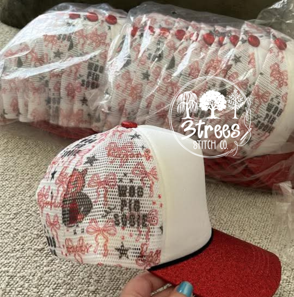Arkansas "Woo Pig Sooie" Mesh Print Hat
